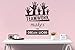 N.SunForest Office Inspirational Words Wall Decal Teamwork Makes The Dream Work Motivational Quotes Home or Office Decor