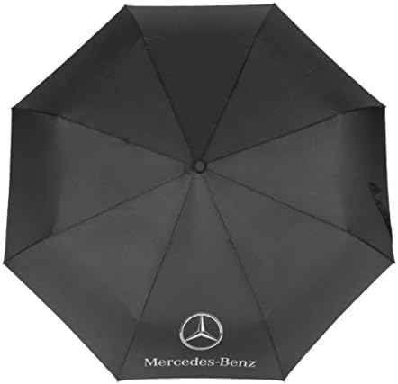 Automatic Open and Close Compact Umbrella Black (M)