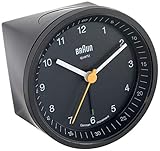 Braun BNC007BKBK Classic Light Analog Quartz Alarm Clock