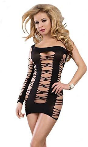 GaGu Sexy Women Lingerie Alluring Hollow-out Backless Babydoll Nightwear Minidress