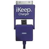 iKeep CC1PURPLE Candi Universal Charging Cord, 6-Feet - Retail Packaging - Purple