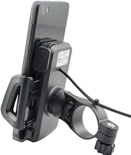 MaxPersonal 2 in 1 Motorcycle Cell Phone Mount Holder with USB Charger Waterproof