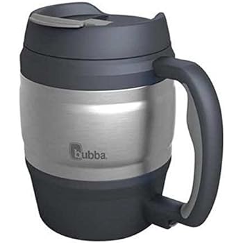 Bubba 52 oz. Insulated Travel Mug (Stainless Steel and Classic Black)