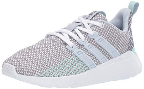 adidas Unisex Questar Flow Running Shoe, White/aero Blue/Grey, 4 M US Big Kid