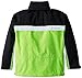 FROGG TOGGS Men's Toadz Highway Waterproof Rain Jacket, Black/Hivis Reflective, Large (NTH65125)
