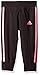adidas Little Girls' Performance Pant, Caviar Black/Pink, 6