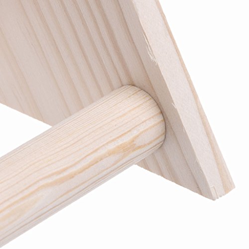EA-STONE Bird Parrot Hamster Chewing Knot Toy,Funny Parrot Bird Perch Stand Play Toys Gym Wooden Activity Table Top Playstand - Thumbnail 7