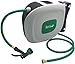 ikris Retractable Garden Water Hose Reel + 75 Foot Hose, 5/8