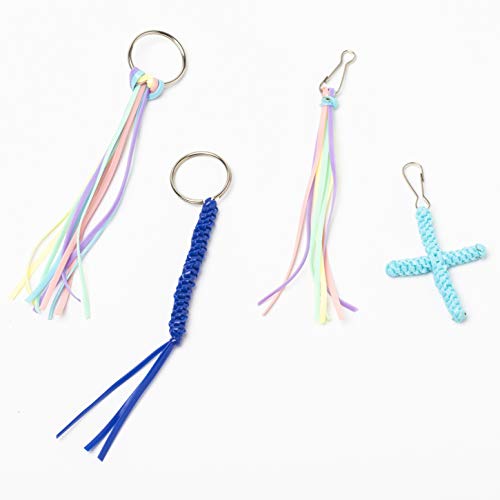 6 Whaline+Bracelet+Scoubidou+Plastic+Keychain