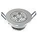 Lemonbest® Dimmable 4X1W 110V Led Downlight Recessed Ceiling Lighting Fixture, Warm White, 50W Halogen replacement