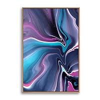 Framed Canvas Wall Art Clouds and Colors Canvas Prints Home Artwork Decoration for Living Room,Bedroom - 16x24 inches