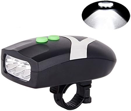 Bike Bells and Light, Elamor Bicycle Horn and Light with 3 LED and 4 Alarm Sound for Cycling Riding Equipment