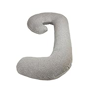Leachco Snoogle Chic Jersey Total Body Pillow - Heather Gray