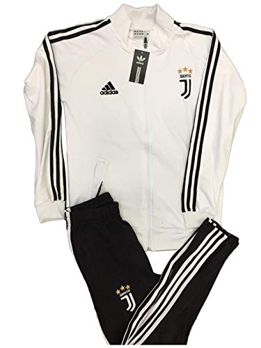 SS 2018/2019 Italy Sports Fan Soccer Football Club Juventus Adult Men's Yuventus Jacket (White, 1x-Large)