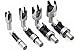 Ningmi HSS Wood Plug hole saw set Roundwood Wood Plug bits Tenon Drill Bit Cutter Shank Plug Cutter Assortment 8pcs