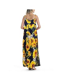 Vestido largo de verano para dama con bolsillos