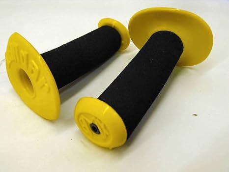 yellow bmx grips