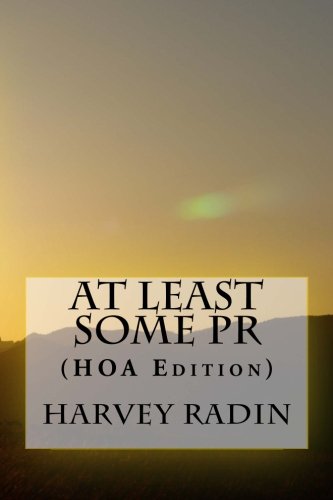 At Least Some PR (HOA Edition)