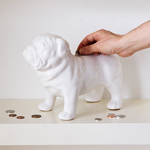 SUCK UK Ceramic Guard Dog Money Box Toys & Games, Novelty & Gag Toys, Money Banks