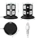 Surge Protector, FlePow 6-Outlet Power Strip Charging Station with 4-Port USB Charger for iPhone, iPad and Others (Including 5 Pcs Reusable Fastening Cable Ties)