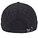 Men's Warm Cotton Padded Quilting Plaid Peaked Baseball Hat Cap with Ear Flap Black