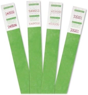 AVT75511 United STATIONERS (OP) Crowd MNGMT Wristband SEQ Number GRE 500/PK