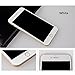 iPhone 7 Screen Protector, Mothca 3D Curve Edge Tempered Glass Full Screen Coverage Edge to Edge HD Clear Screen Protector Film with Thin but Tough Piano Paint Finish Steel Alloy Frame (White)