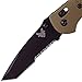 Benchmade - Griptilian 553 Knife, Tanto Blade, Serrated Edge, Coated Finish, Sand Handle