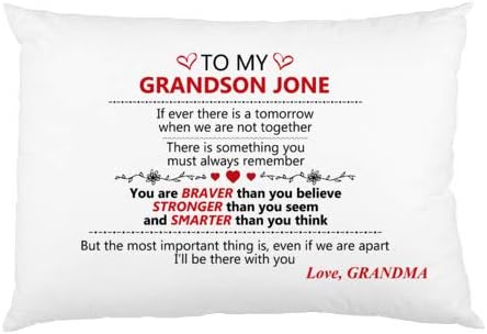 Amazon Com Favorplus Pillowcase To My Grandson Grandma