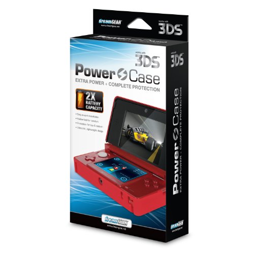 dreamGEAR Nintendo 3DS Power Case - Red
