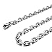 INBLUE Men's Stainless Steel Pendant Necklace Silver Tone Grenade -With 23 Inch Chain