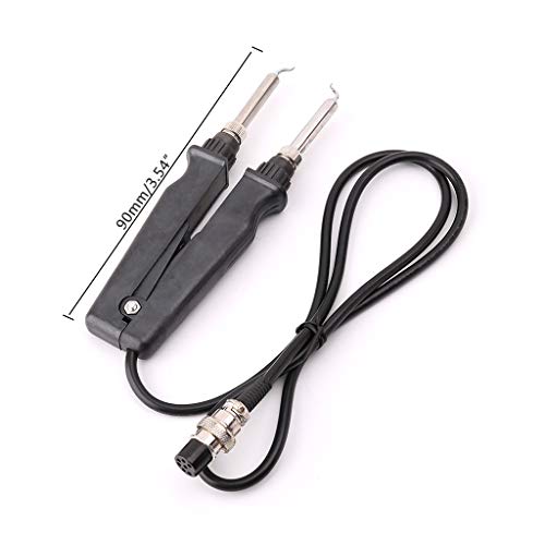 Aiyouxi 902 ESD SMD Double Soldering Iron Tweezer Handle Clip Heating Plier Soldering Station Accessories - Thumbnail 7