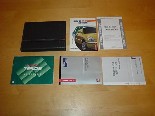 DAIHATSU TERIOS OWNERS HANDBOOK with WALLET (1997 - 2005) 1.3 LITRE ENGINE - OWNER'S HAND BOOK MANUAL