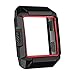 bayite Tup Case Compatible Fitbit Ionic, Rugged Protector Cover Protective Frame Shock Resistant Shell, Black/Red