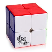 D-FantiX Cyclone Boys 2x2 Speed Cube Stickerless Magic Cube Puzzles Toys 50mm