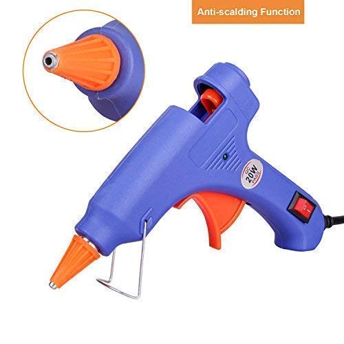 with 50pcs Glue Sticks & Bag, Mini Glue Gun Kit, 20W Hot Glue Gun Super Glue Gun for DIY, Handmade Craft, Sealing, Quick Repairs