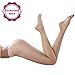 Miya most thin Women's Control Top 1 Den All Sheer Toe silk stockings Tights Panty Hose