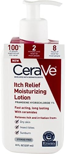 CeraVe Itch Relief Moisturizing Lotion, 8 fl oz (Pack of 2)