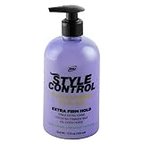 Hair Gel For Men - Style Control Professional Hard Holding | Salon-Quality, No-Flake Styling Gel Creates An Extra Firm All Day Hold | Premium Mens Hair Gel Products For All Hair Types