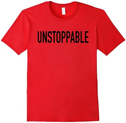 Mens Unstoppable T-Shirt Large Red