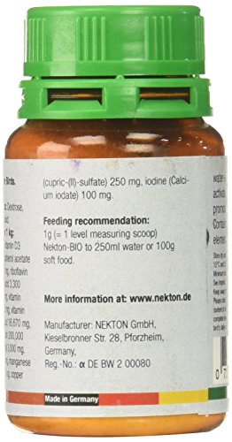 Nekton Labs BNK207035 Bio Feather Grow For Birds 1.23 oz