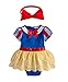 stylesilove.com Baby Girls Snow Princess Romper Dress with Headband 2pcs Halloween Costume Outfit (90/12-18 Months)