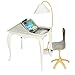 4pcs/Set Office Accs Table Chair PC Lamp for 29cm Barbie Dolls Random Color