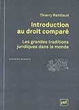 Image de Introduction au droit comparé. Les grandes traditions juridiques dans le monde