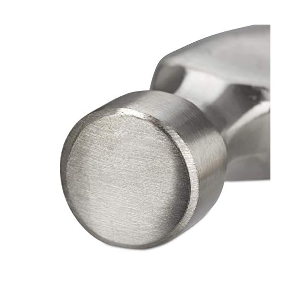 Relaxdays Zimmermannshammer, amerikanischer Klauenhammer, ergonomisch, Fiberglasstiel, Stahlkopf, 33 cm, beige/silber – Bild 7