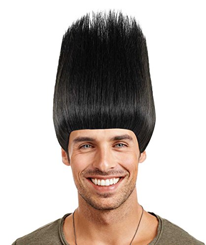 black troll wig