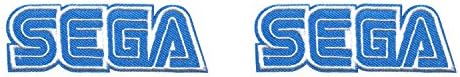 Application Anime Game Classic SEGA Cosplay Badge Embroidered Iron or Sewn-On Applique Patch 2-Pack Gift Set