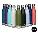 MIRA 25 oz Insulated Water Bottle - Stainless Steel Cola Shape Thermo - Double Wall Hot & Cold Flask (24Hr Cold/12Hr Hot) - Olive Green