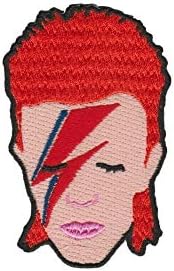 David Bowie Ziggy Stardust Iron On Patch