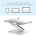 SKYZONAL Aluminum Notebook Desktop Stand Height Adjustable Laptop Stand for Computer PC Notebook MacBook Ipadthumb 1